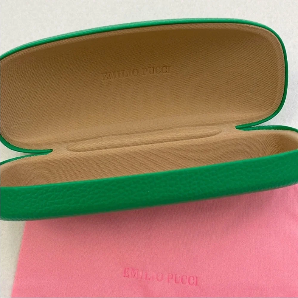 NEW Emilio Pucci Glasses with Case and Lena Cloth